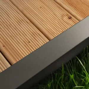 Echt Aluminum-Abschlusswinkel für Terrassendielen
